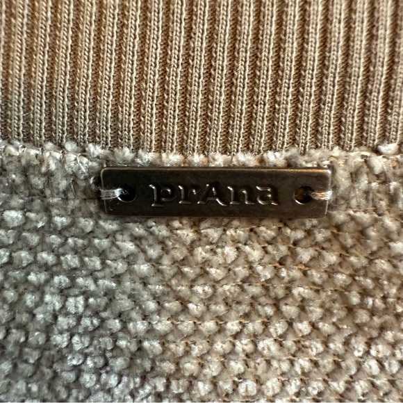 Prana Kanapee Tan Crew Neck Sweater Soft Knit Pullover - Picture 6 of 10